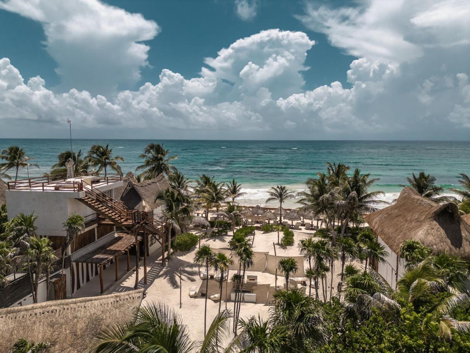 Niken Beachfront Tulum Hotel Exterior foto