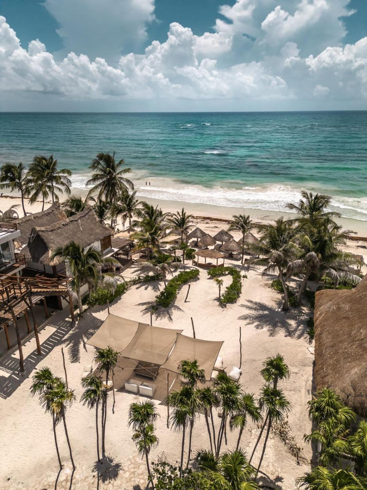 Niken Beachfront Tulum Hotel Exterior foto