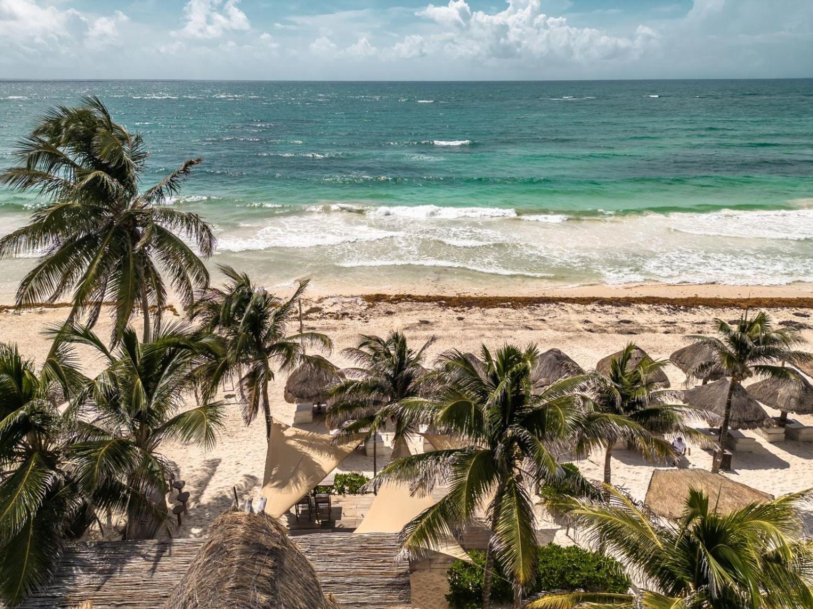 Niken Beachfront Tulum Hotel Exterior foto